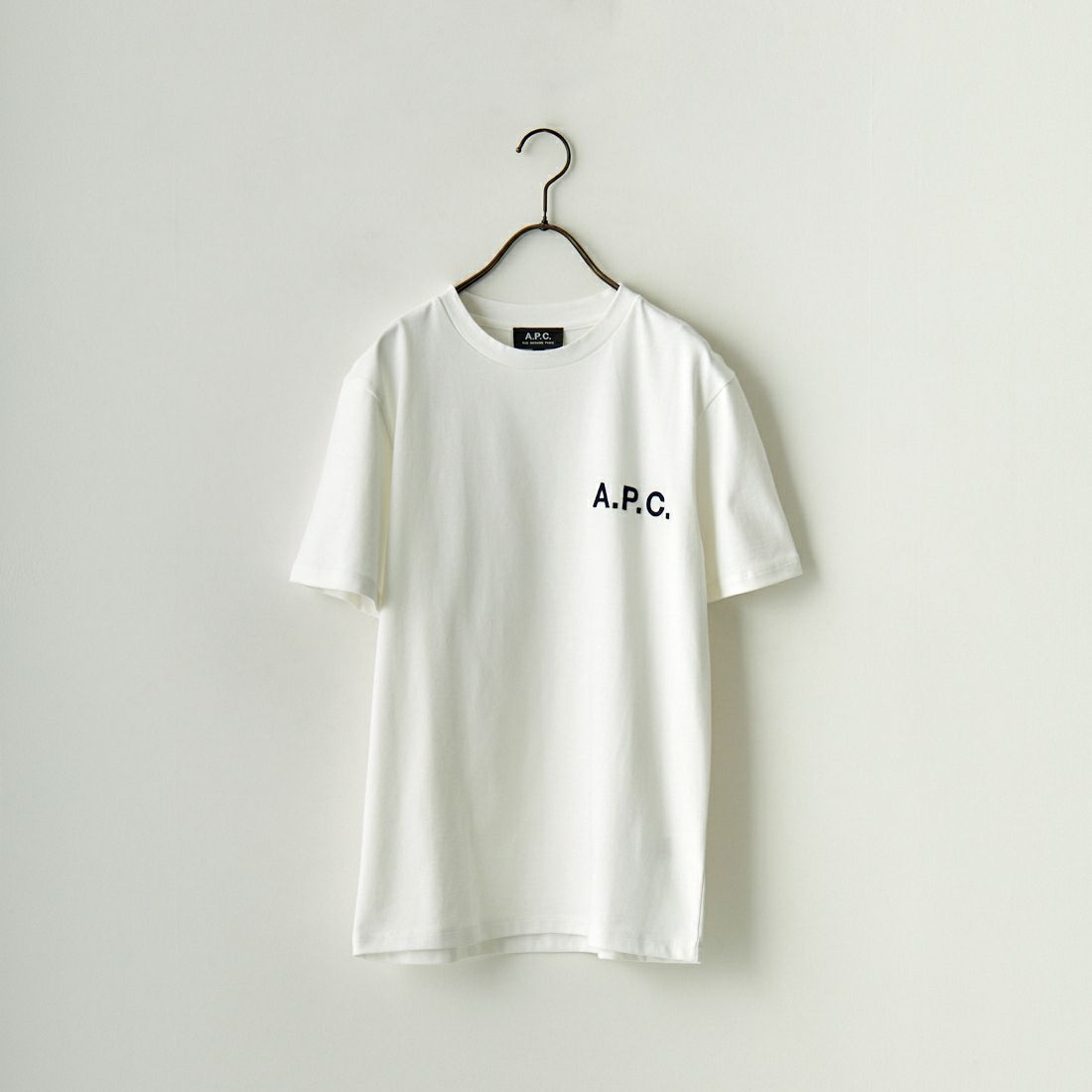 A.P.C. [アー・ペー・セー] 別注 ロゴ刺繍Tシャツ [BRODE-LOGO-JF 