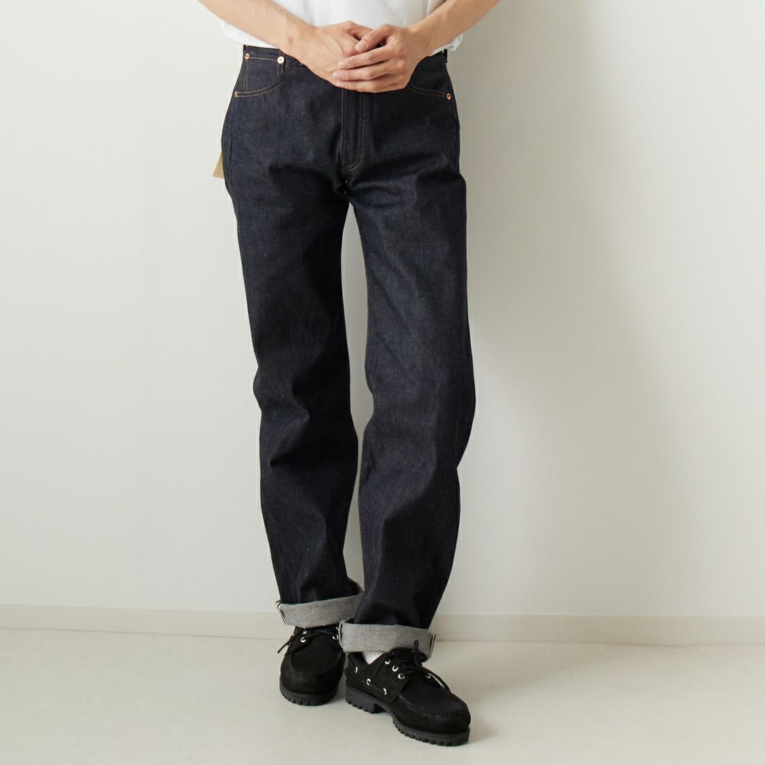 79 RIGID&&モデル身長：182cm 着用サイズ：30&&