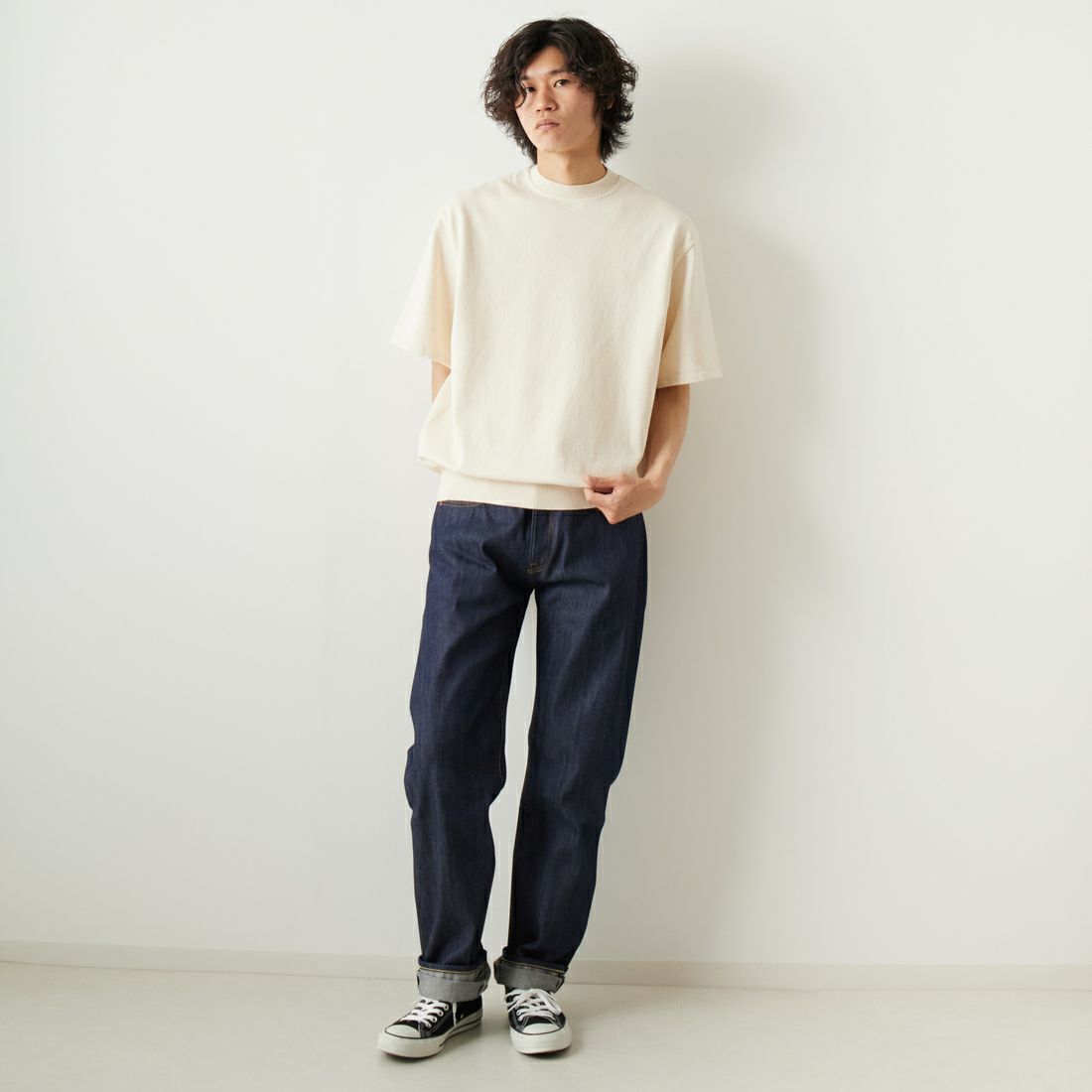 LEVIS Vintage Clothing [リーバイス ヴィンテージ クロージング] 1966モデル 501 [66501-01] 46 RIGID &&モデル身長：182cm 着用サイズ：31&&