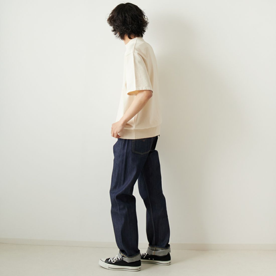 LEVIS Vintage Clothing [リーバイス ヴィンテージ クロージング] 1966モデル 501 [66501-01] 46 RIGID &&モデル身長：182cm 着用サイズ：31&&