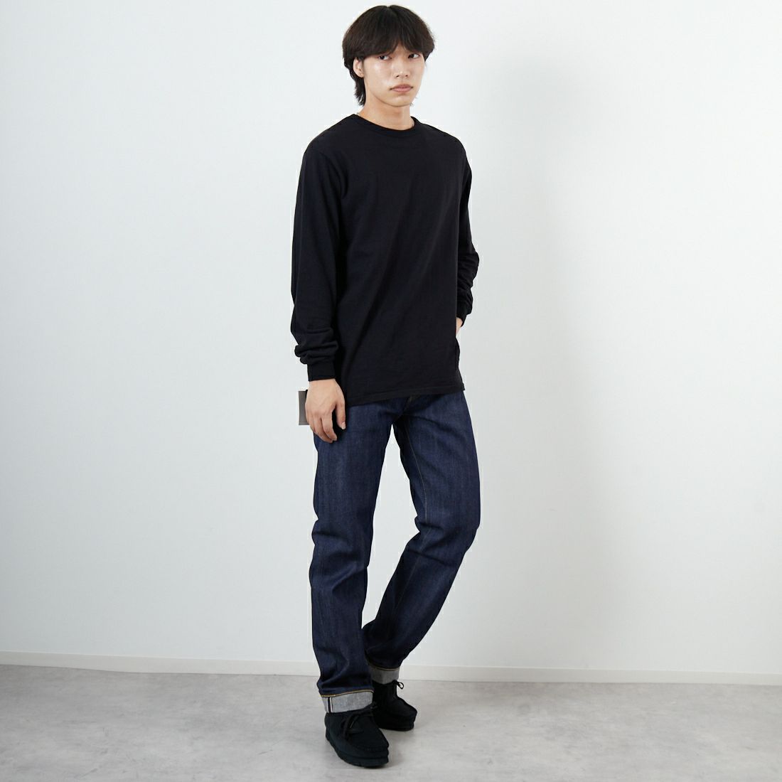 LEVIS Vintage Clothing [リーバイス ヴィンテージ クロージング] 1966モデル 501 [66501-01] 46 RIGID &&モデル身長：179cm 着用サイズ：30&&