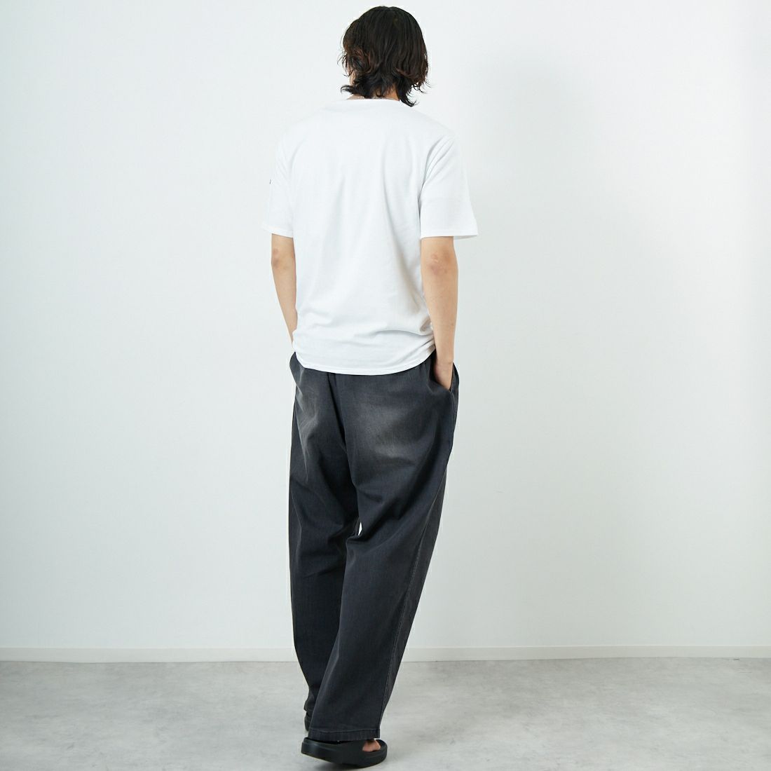 ST.JAMES [セントジェームス] ピリアックソリッドTシャツ [PIRIAC-SD] NEIGE &&モデル身長：179cm 着用サイズ：5&&