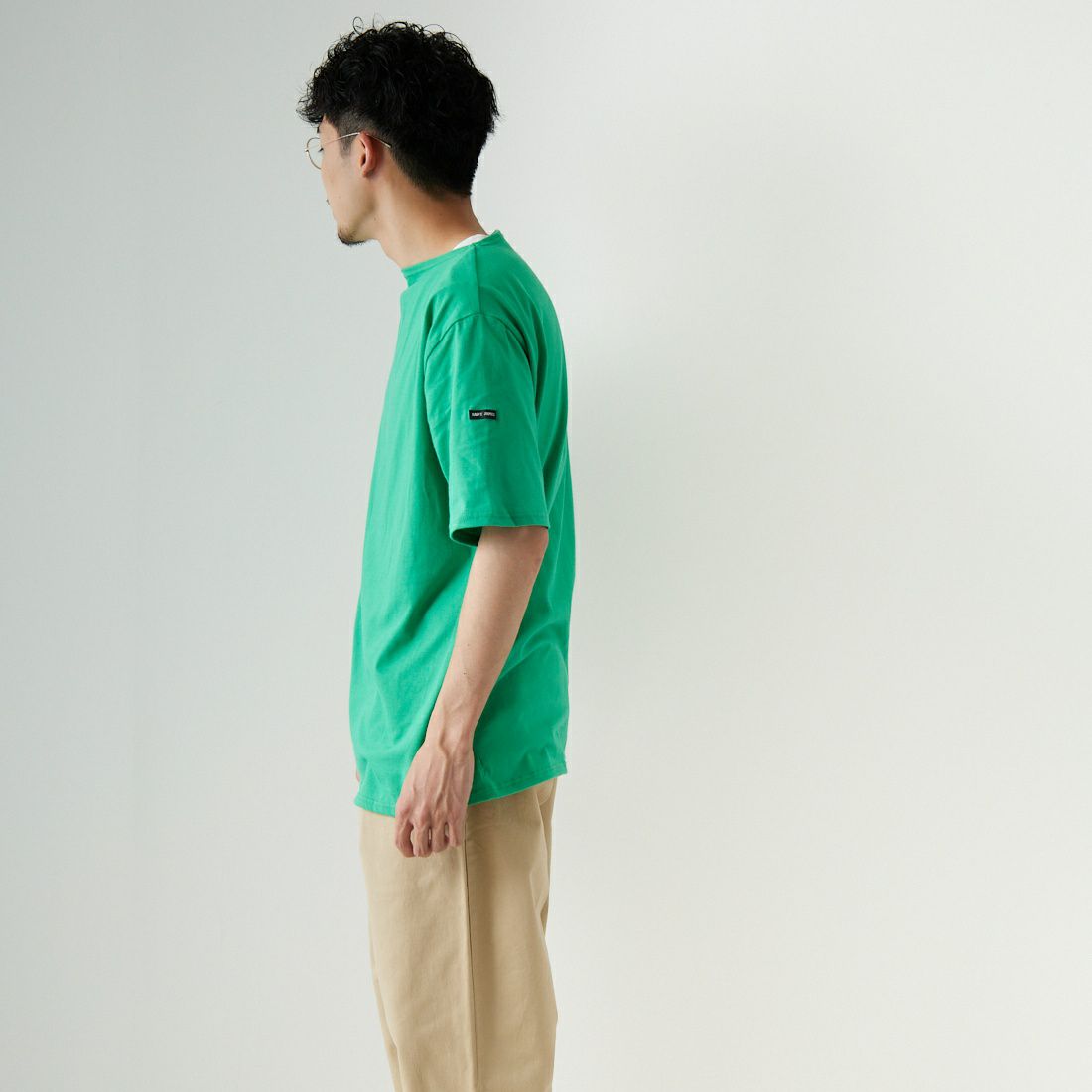 ST.JAMES [セントジェームス] ピリアックソリッドTシャツ [PIRIAC-SD] GOLF &&モデル身長：168cm 着用サイズ：6&&