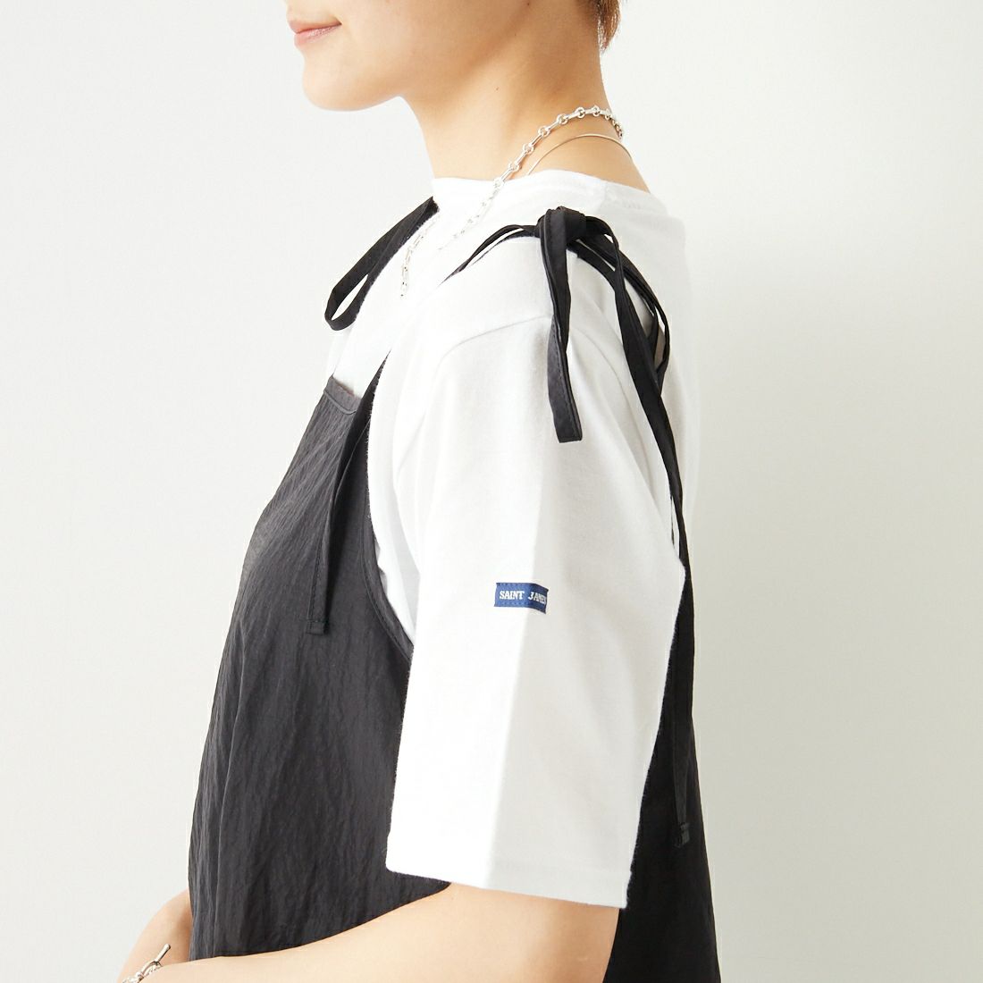ST.JAMES [セントジェームス] ピリアックソリッドTシャツ [PIRIAC-SD] NEIGE