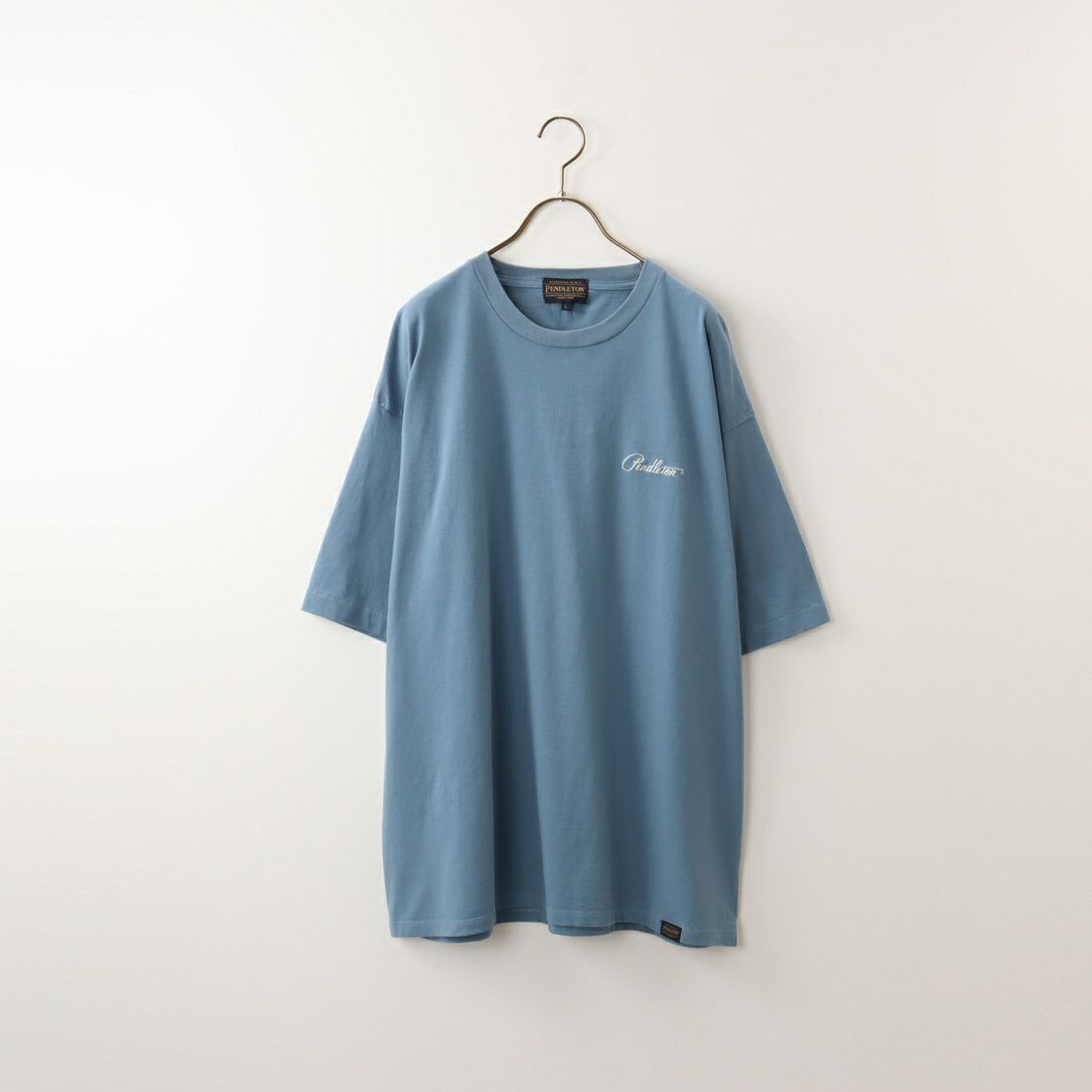 PENDLETON [ペンドルトン] 別注 ネイティブ柄バックプリント ショートスリーブTシャツ [3275-2200-JF] 62 BLUE