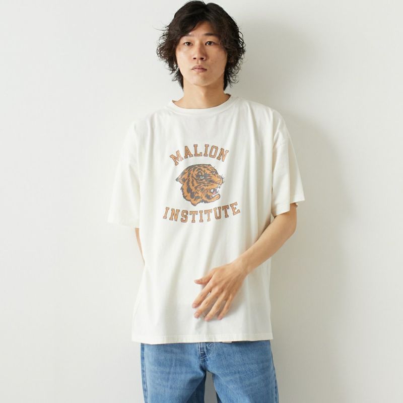 REMI RELIEF [レミレリーフ] 別注 20天竺プリントTシャツ CHANGE