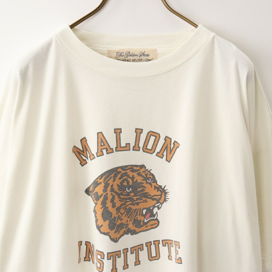 REMI RELIEF [レミレリーフ] 別注 20天竺プリントTシャツ MALION [RN24329254-JF] OFF