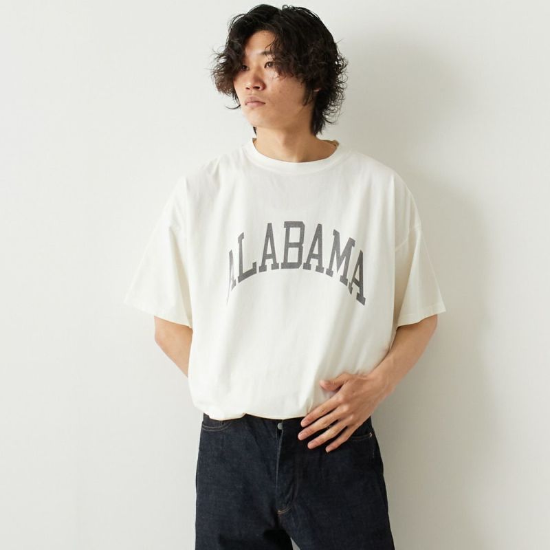 REMI RELIEF [レミレリーフ] 別注 20天竺プリントTシャツ ALABAMA