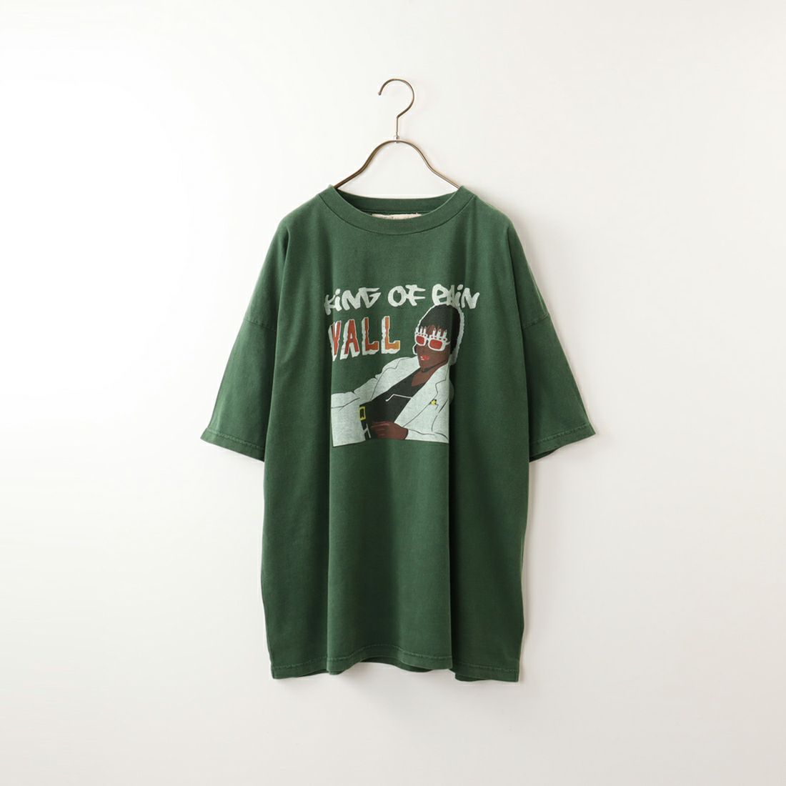 REMI RELIEF [レミレリーフ] 別注 20天竺プリントTシャツ KING [RN24329277-JF] GRN