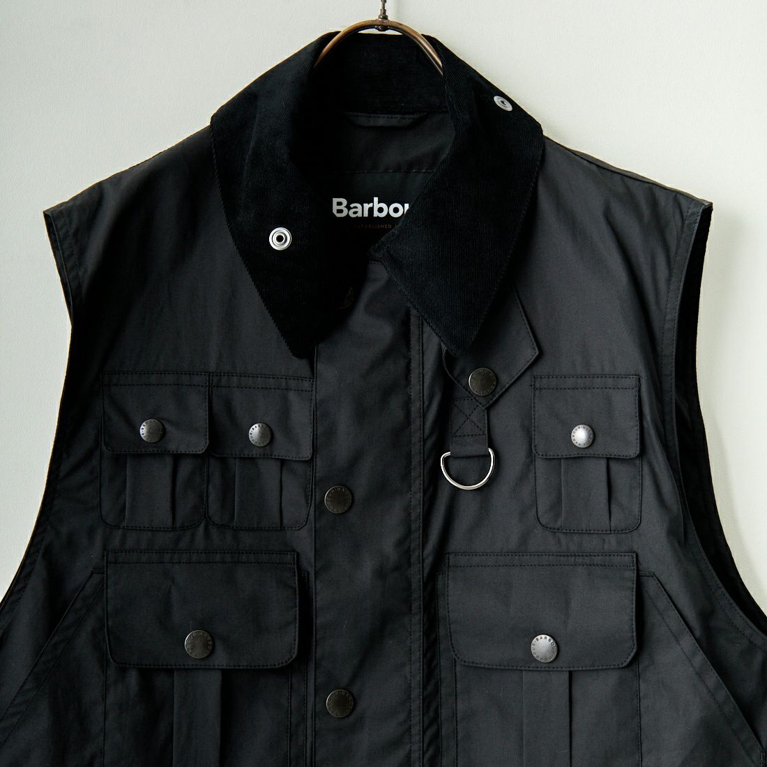 Barbour [バブアー] LAKELAND フィッシングベスト [231MGIGO01] 20 BLACK