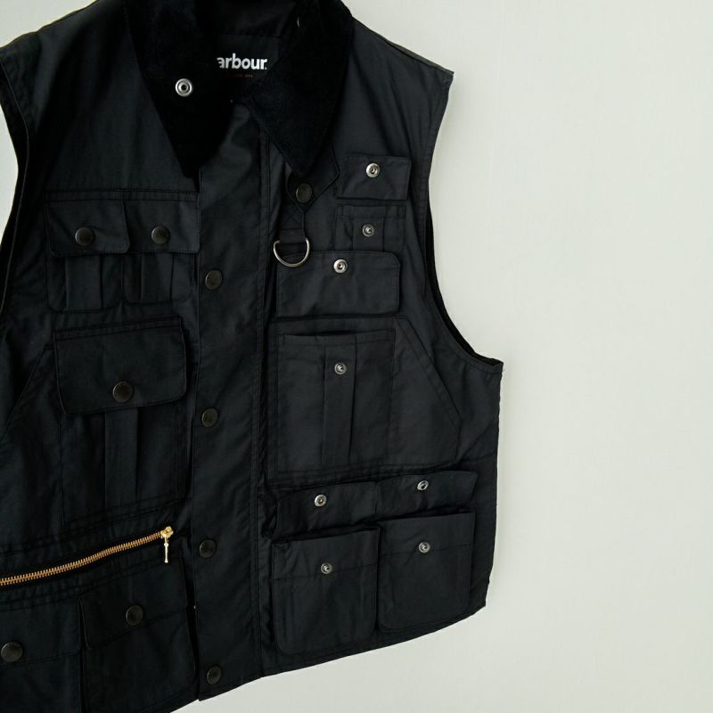 Barbour バブアー LAKELAND VEST フィッシングベスト 38 BLACK www