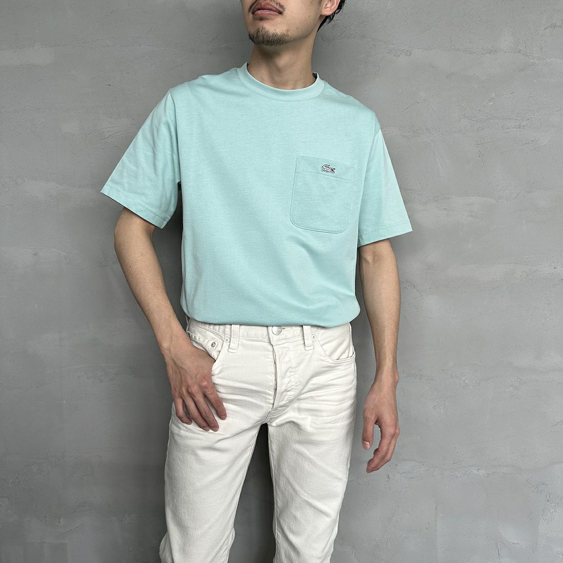 LACOSTE [ラコステ] アウトラインクロックポケットTシャツ [TH5807