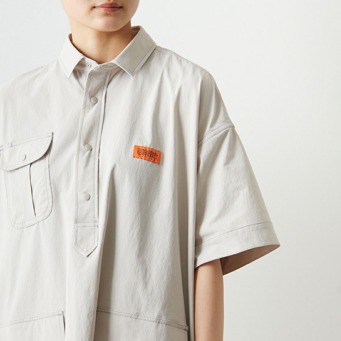 UNIVERSAL OVERALL [ユニバーサルオーバーオール] 別注 MAKINO ガーデナーシャツジャケット [U2312806IN-JF] IVORY