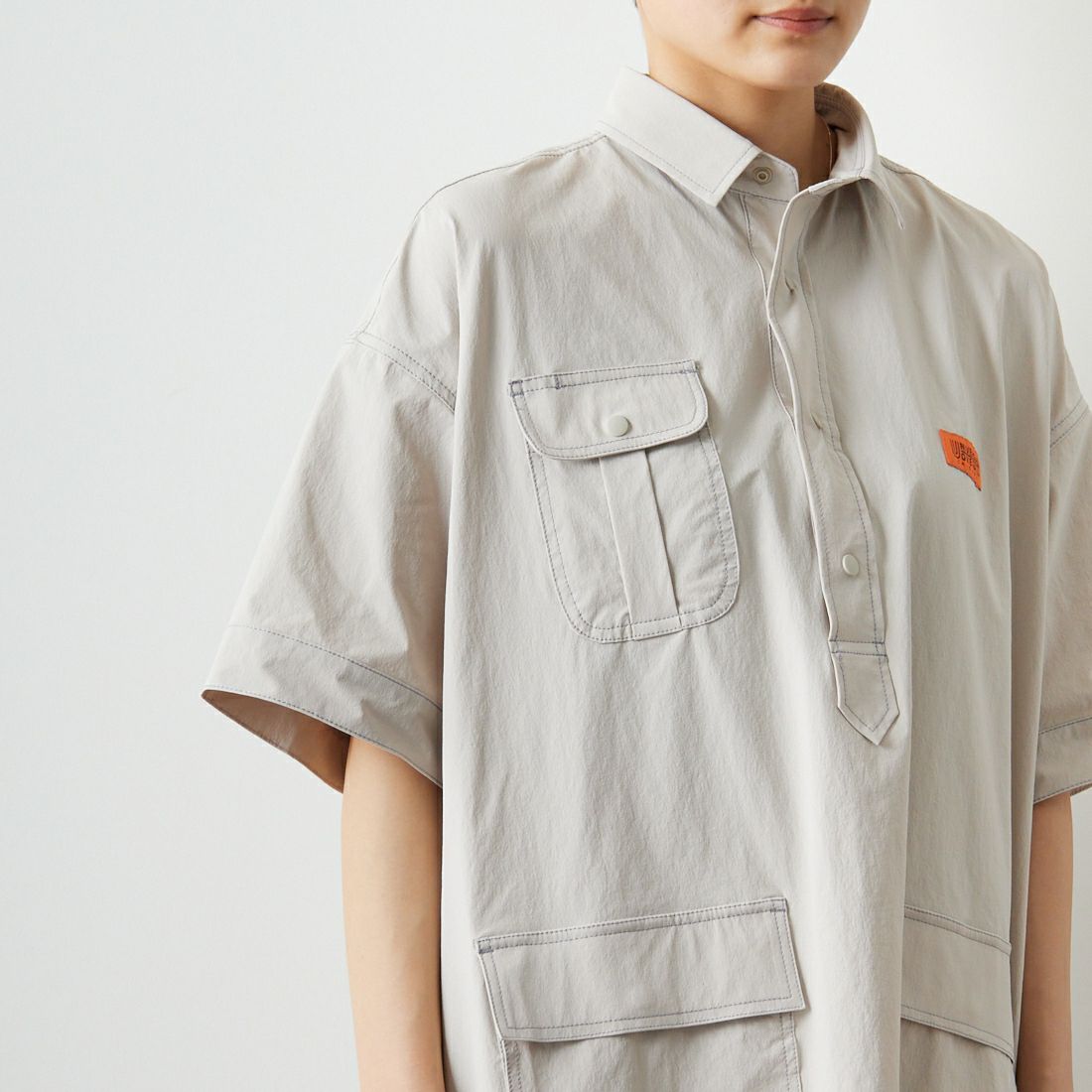 UNIVERSAL OVERALL [ユニバーサルオーバーオール] 別注 MAKINO ガーデナーシャツジャケット [U2312806IN-JF] IVORY