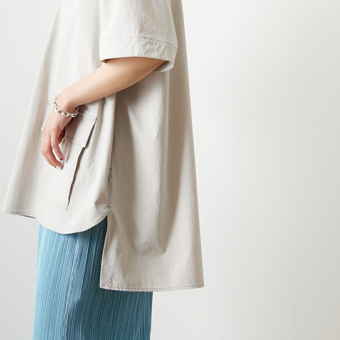 UNIVERSAL OVERALL [ユニバーサルオーバーオール] 別注 MAKINO ガーデナーシャツジャケット [U2312806IN-JF] IVORY