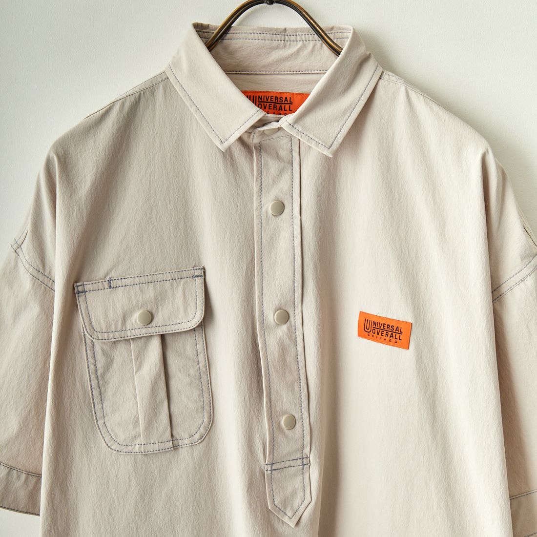 UNIVERSAL OVERALL [ユニバーサルオーバーオール] 別注 MAKINO ガーデナーシャツジャケット [U2312806IN-JF] IVORY
