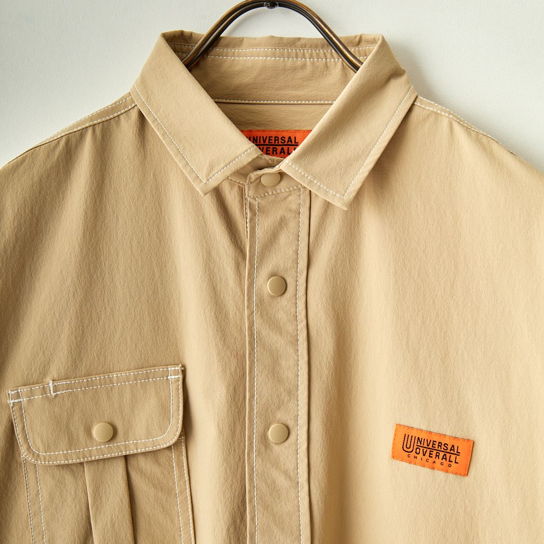 UNIVERSAL OVERALL [ユニバーサルオーバーオール] 別注 MAKINO ガーデナーシャツジャケット [U2312806IN-JF] BEIGE