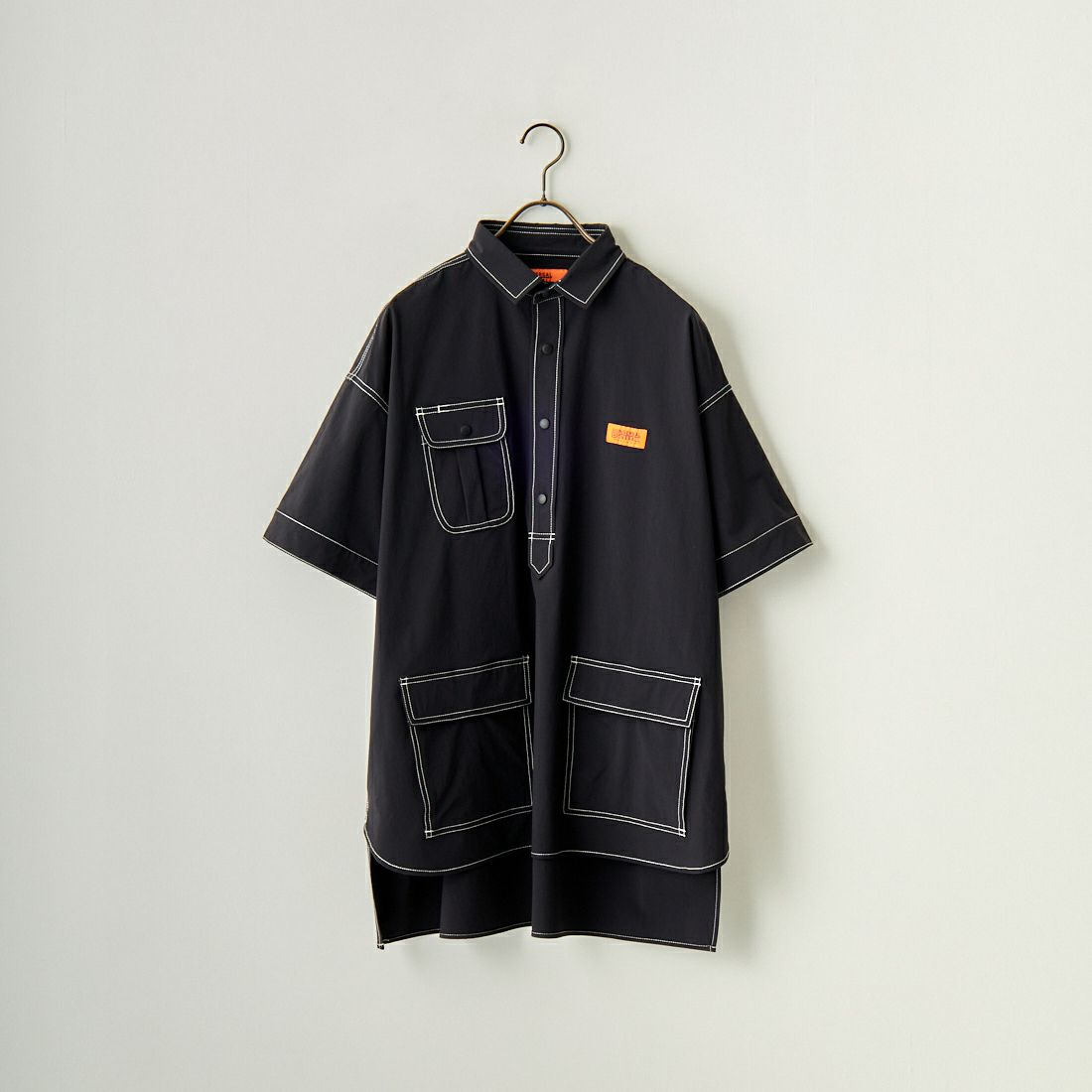 UNIVERSAL OVERALL [ユニバーサルオーバーオール] 別注 MAKINO ガーデナーシャツジャケット [U2312806IN-JF] BLACK