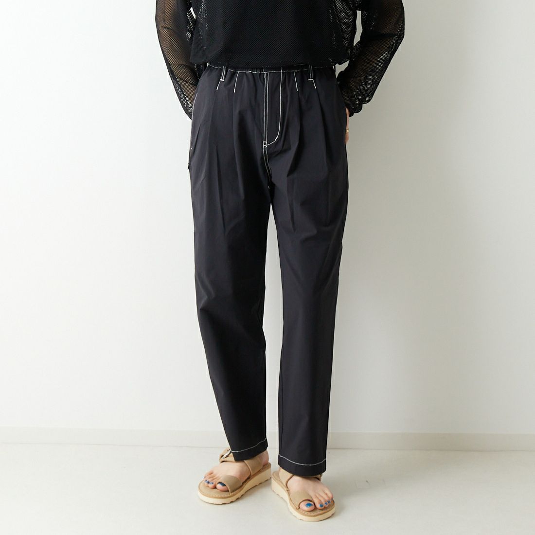 BLACK&&モデル身長：160cm 着用サイズ：S&&