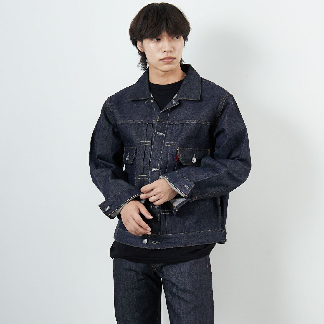 66 RIGID&&モデル身長：182cm 着用サイズ：M&&