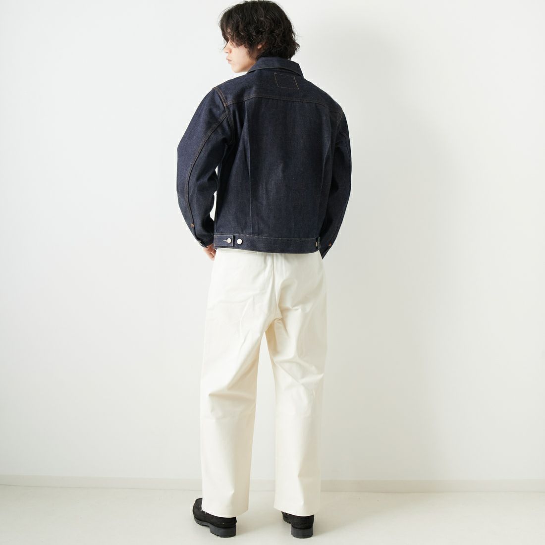 LEVIS Vintage Clothing [リーバイス ヴィンテージ クロージング] 1953モデルTYPE2デニムジャケット [70507-00] 66 RIGID &&モデル身長：182cm 着用サイズ：M&&