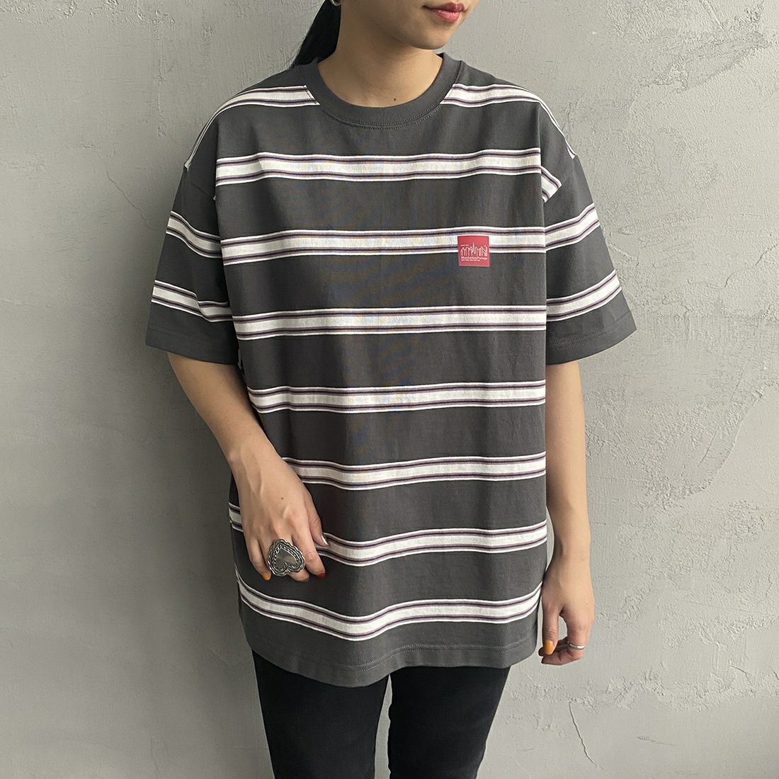 MANHATTAN PORTAGE [マンハッタンポーテージ] 別注 ボーダーTシャツ [23SSMP-IN37-JF]