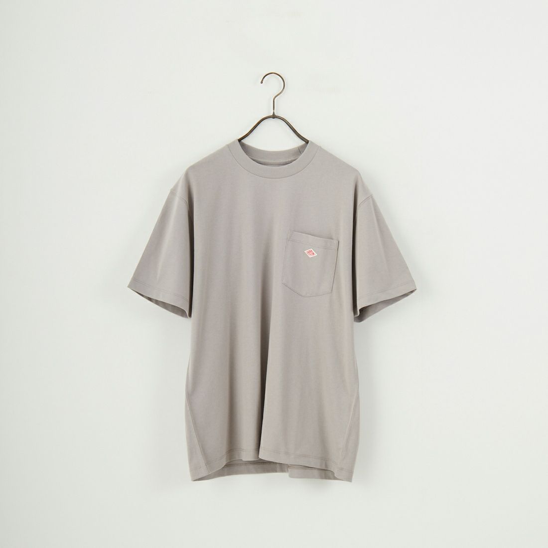DANTON [ダントン] ソリッド ポケットTシャツ [DT-C0198TCB] LT.GREY