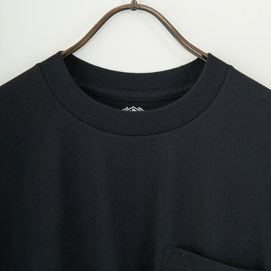 DANTON [ダントン] ソリッド ポケットTシャツ [DT-C0198TCB] BLACK