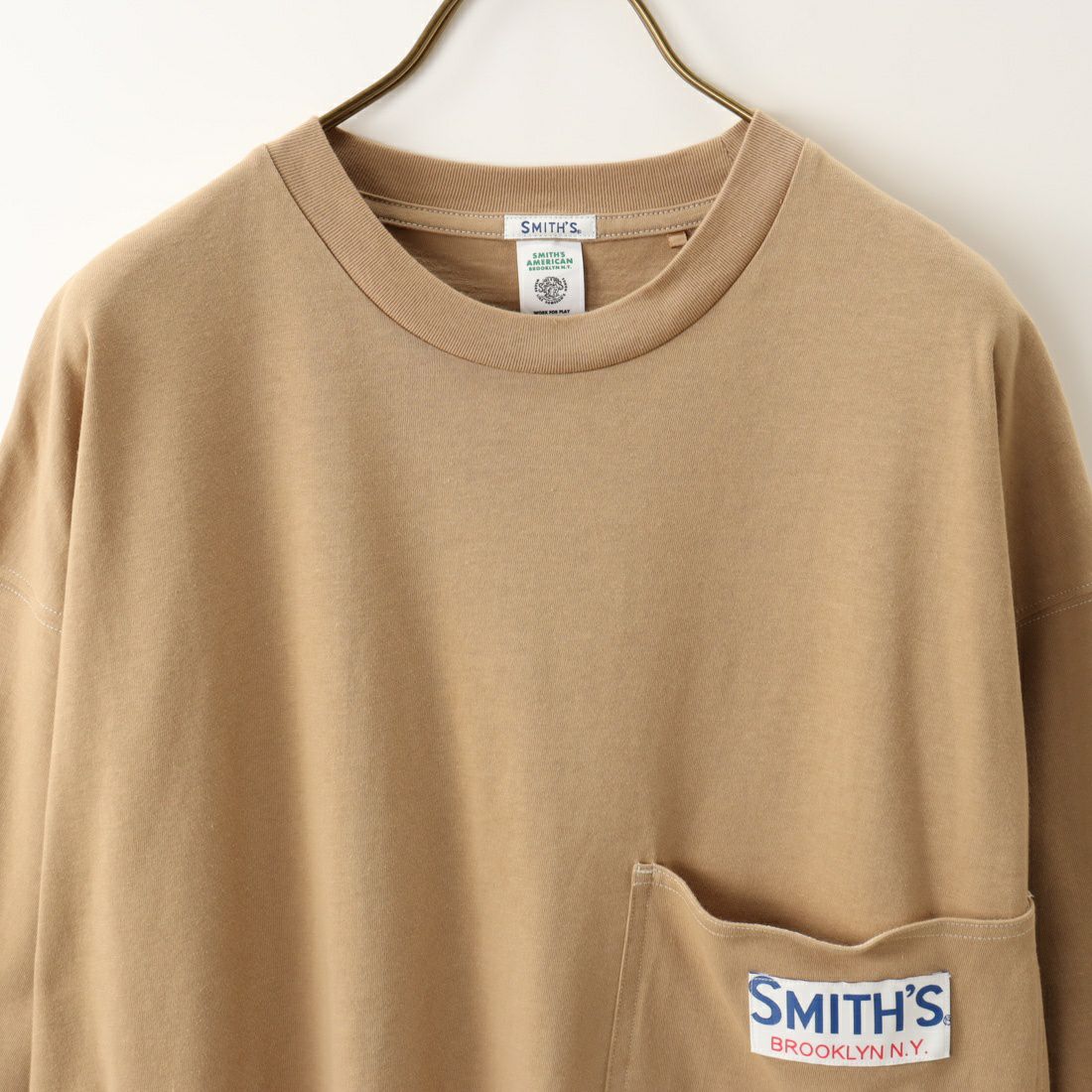 SMITH'S [スミス] 別注 ペインターポケットTシャツ [3275-2251-JF] 71 BEIGE
