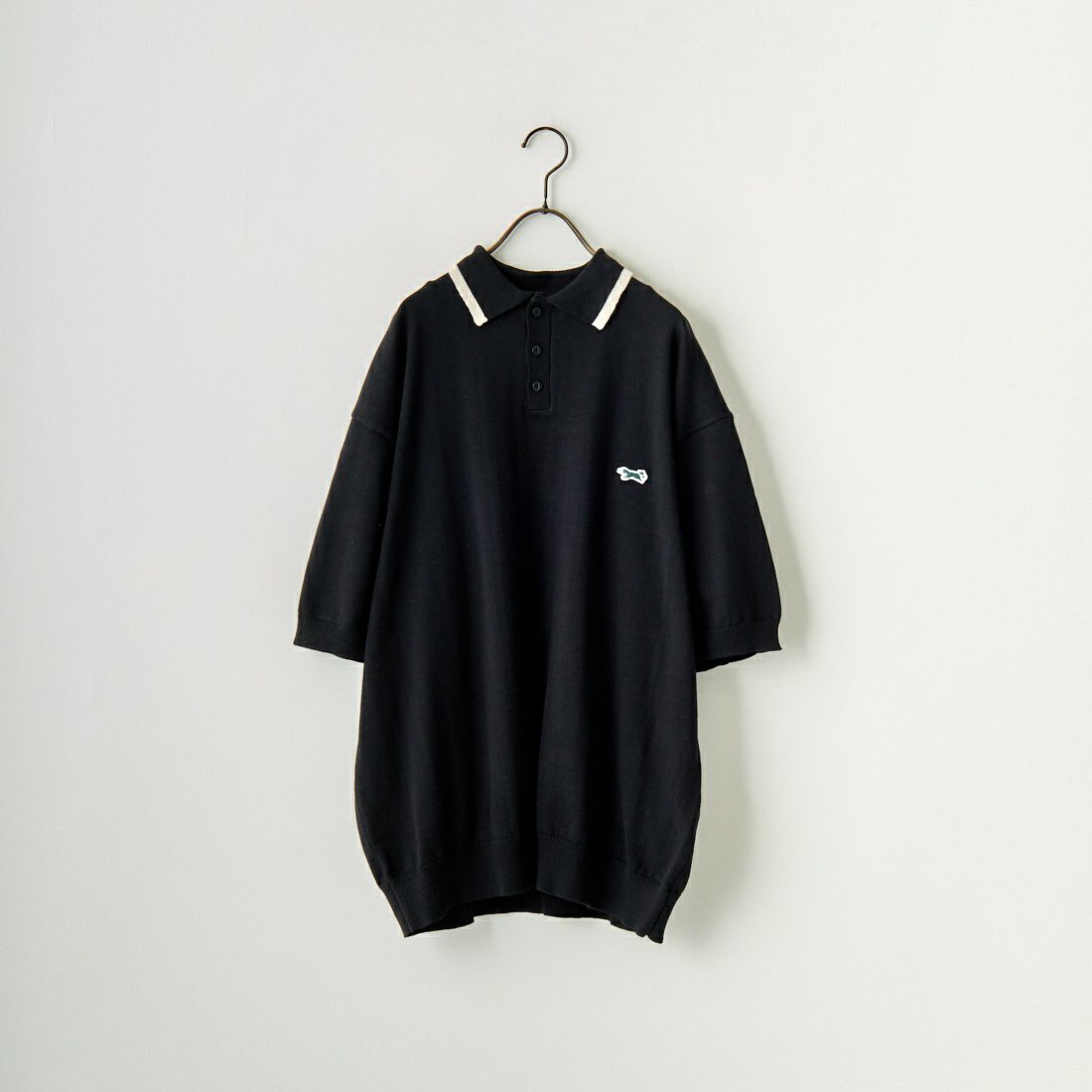 THE FOX [ザフォックス] 別注 ラインポロシャツ [PN23S014-JF] BLACK