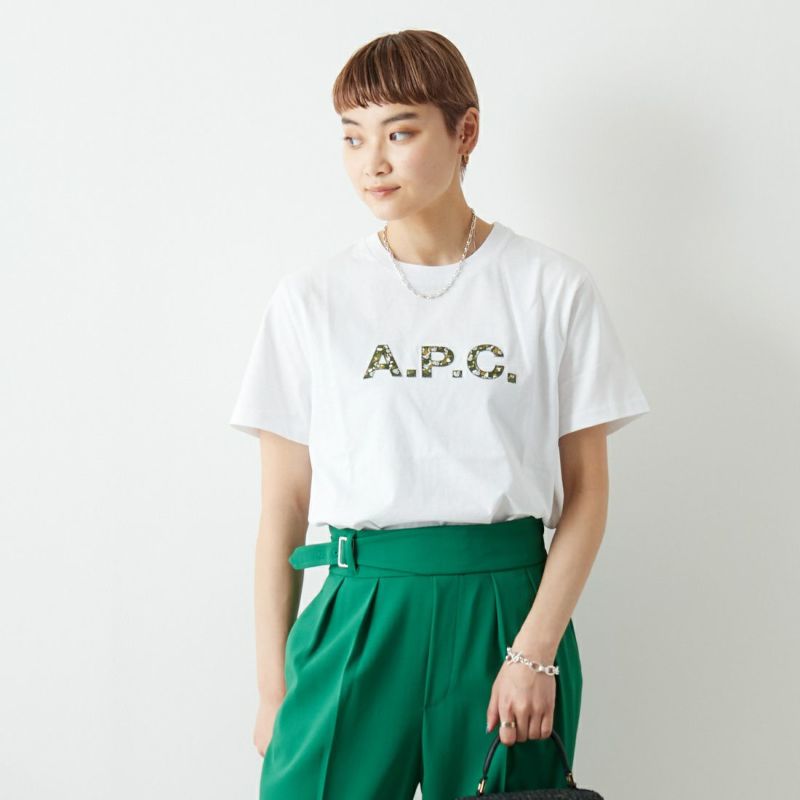 A.P.C. [アー・ペー・セー] カモフラージュロゴTシャツ [T-SHIRT-CAMO ...