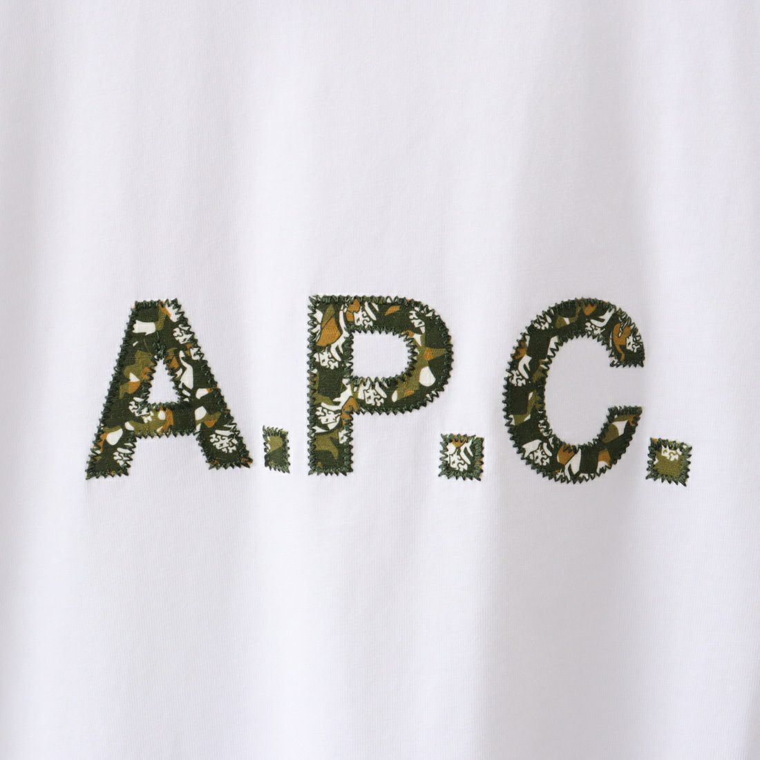 A.P.C. [アー・ペー・セー] カモフラージュロゴTシャツ [T-SHIRT-CAMO]