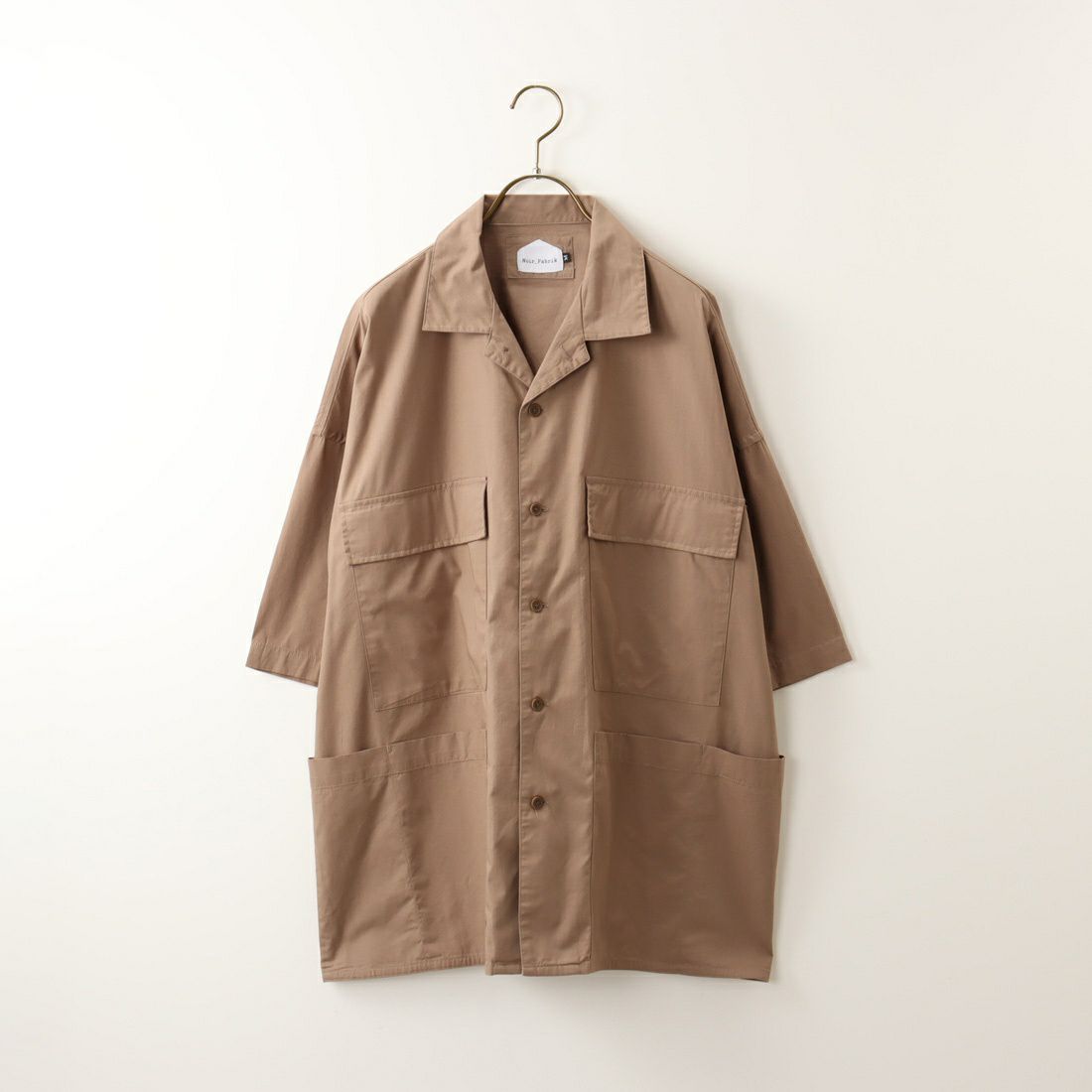 Noir Fabrik [ヌワールファブリック] ショートスリーブガーデニングシャツ [BPP480] BEIGE
