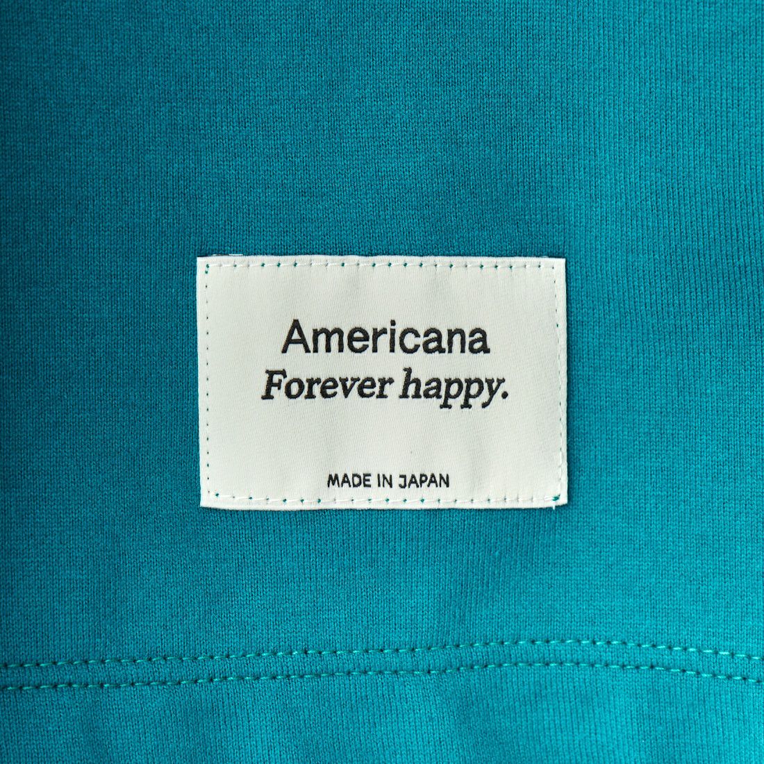 Americana × JEANS FACTORY [アメリカーナ × ジーンズファクトリー] 別注 クロップドワイドプリントTシャツ [ASO-M-649-1-JF] ｸﾞﾘｰﾝ