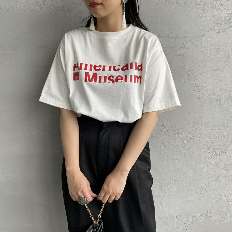 アメリカーナ カレッジロゴプリントTシャツ-