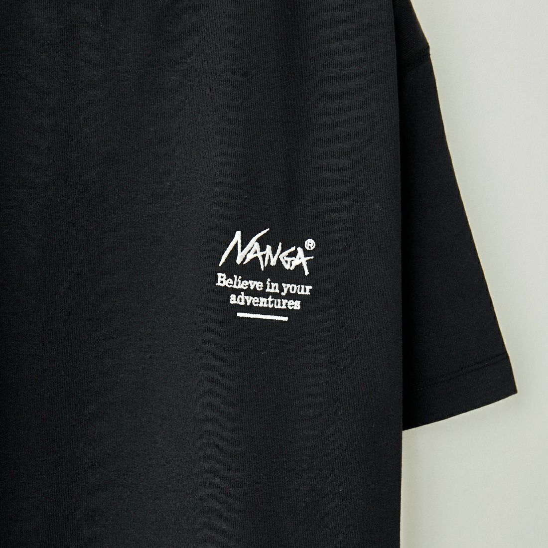JEANSFACTORY × NANGA [ジーンズファクトリー × ナンガ] 別注 バックプリントTシャツ [NW23SS-JF1] BLACK