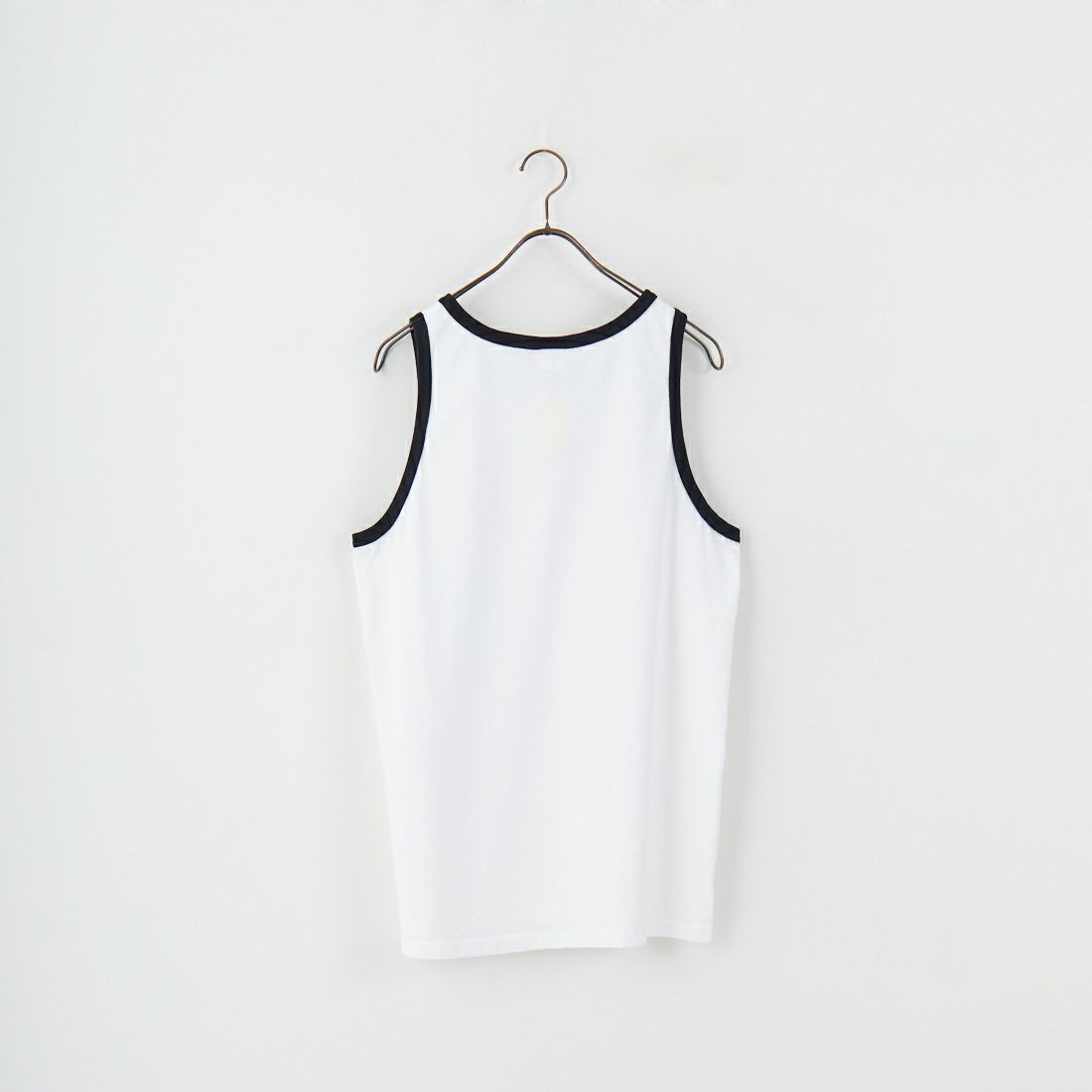 WALLA WALLA SPORT [ワラワラスポーツ] リンガータンクトップ [RINGER-TANK-TOP] WHT/BLK