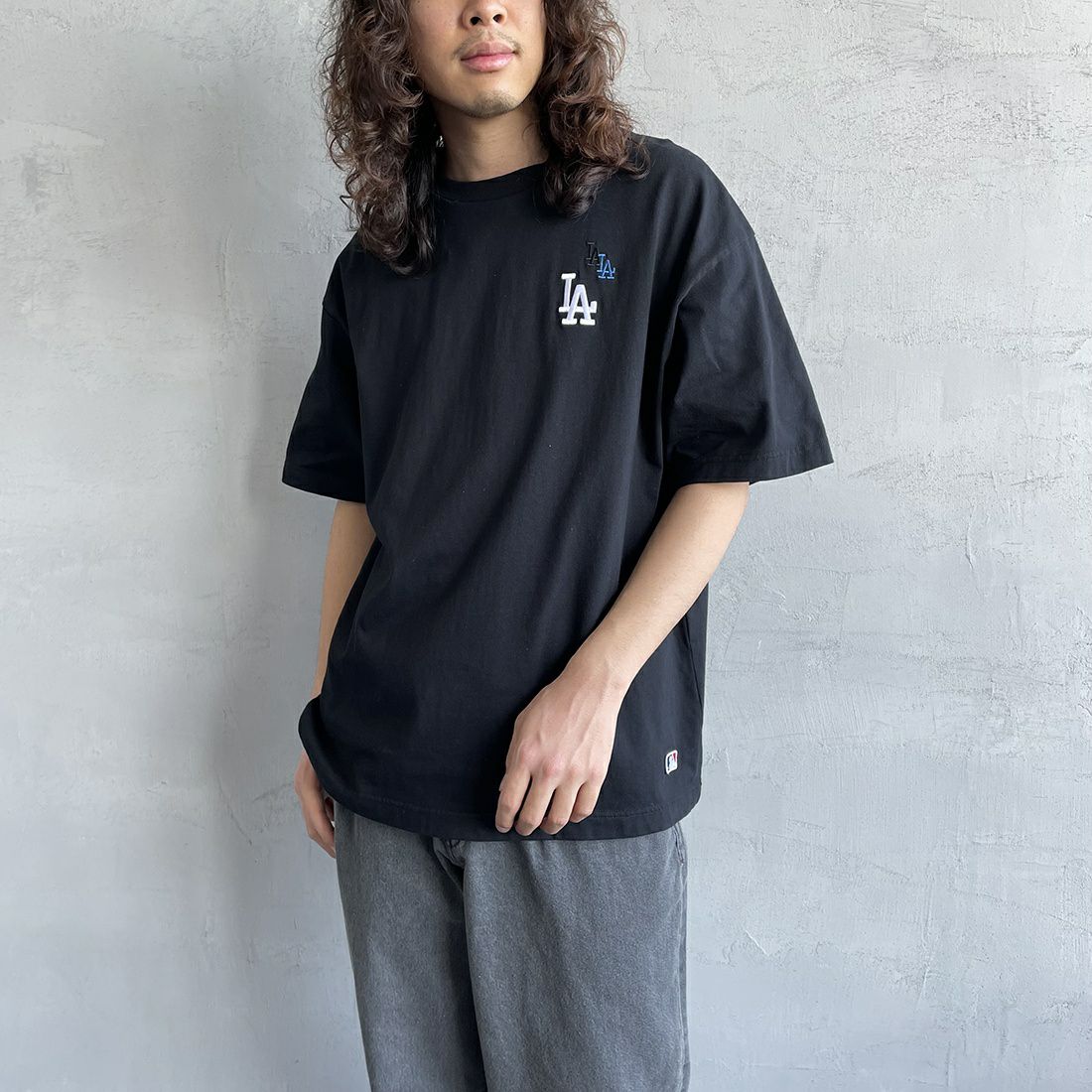 LA BLACK&&モデル身長：173cm 着用サイズ：L&&