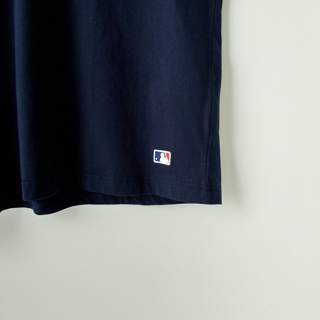 Fanatics [ファナティクス] 別注 MLB 3連ワンポイントロゴ刺繍 ショートスリーブTシャツ [ML0123SS0012-JF] NY NAVY