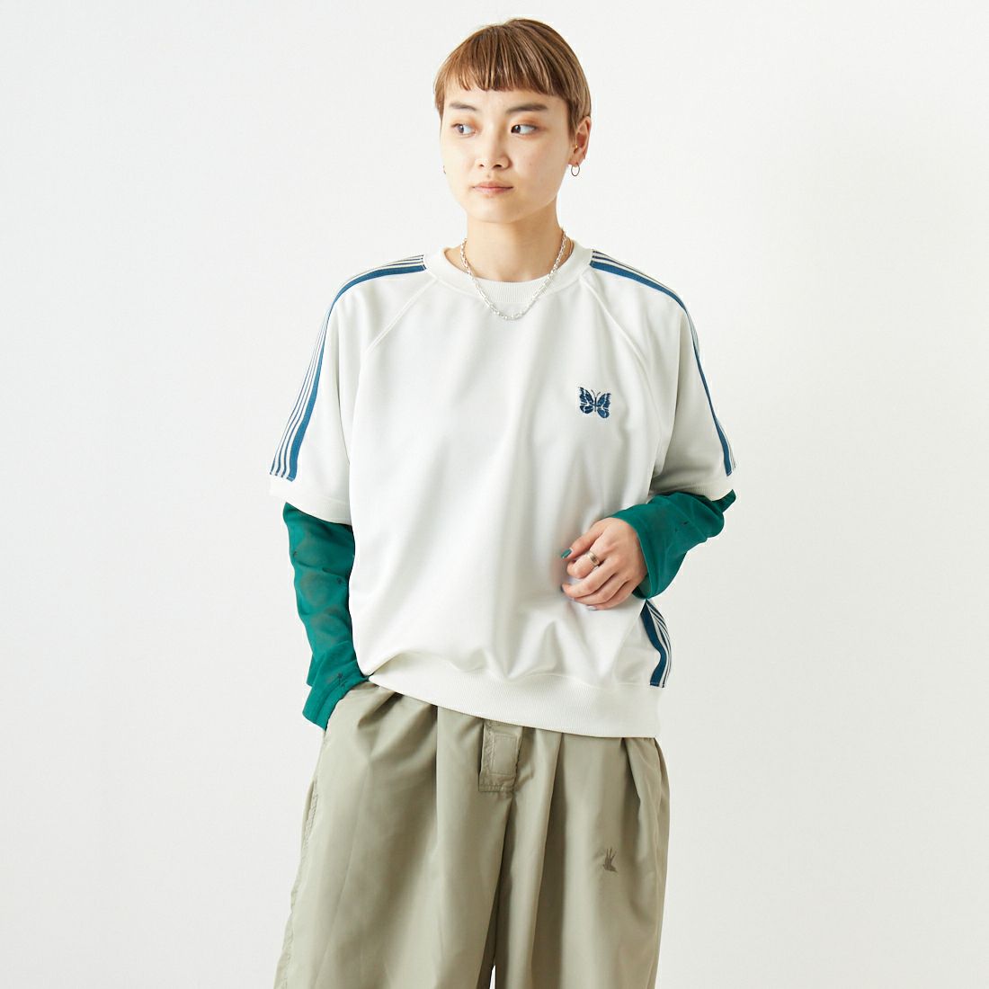 ICE WHITE&&モデル身長：160cm 着用サイズ：2&&