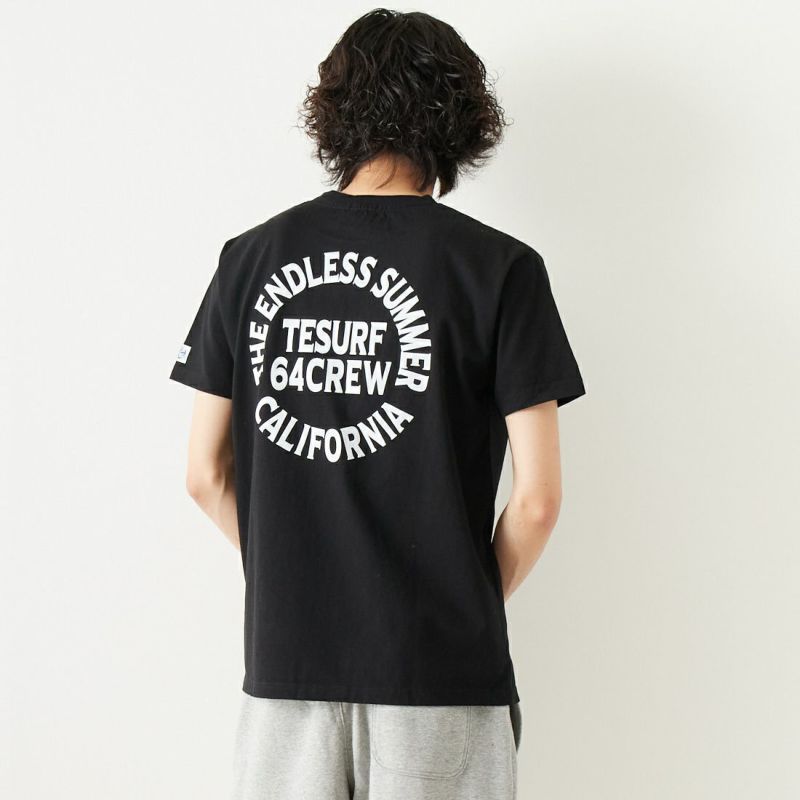 The Endless Summer [エンドレスサマー] サーフチームフロッキープリントTシャツ  [FH-23574351]｜ジーンズファクトリー公式通販サイト - JEANS FACTORY Online Shop