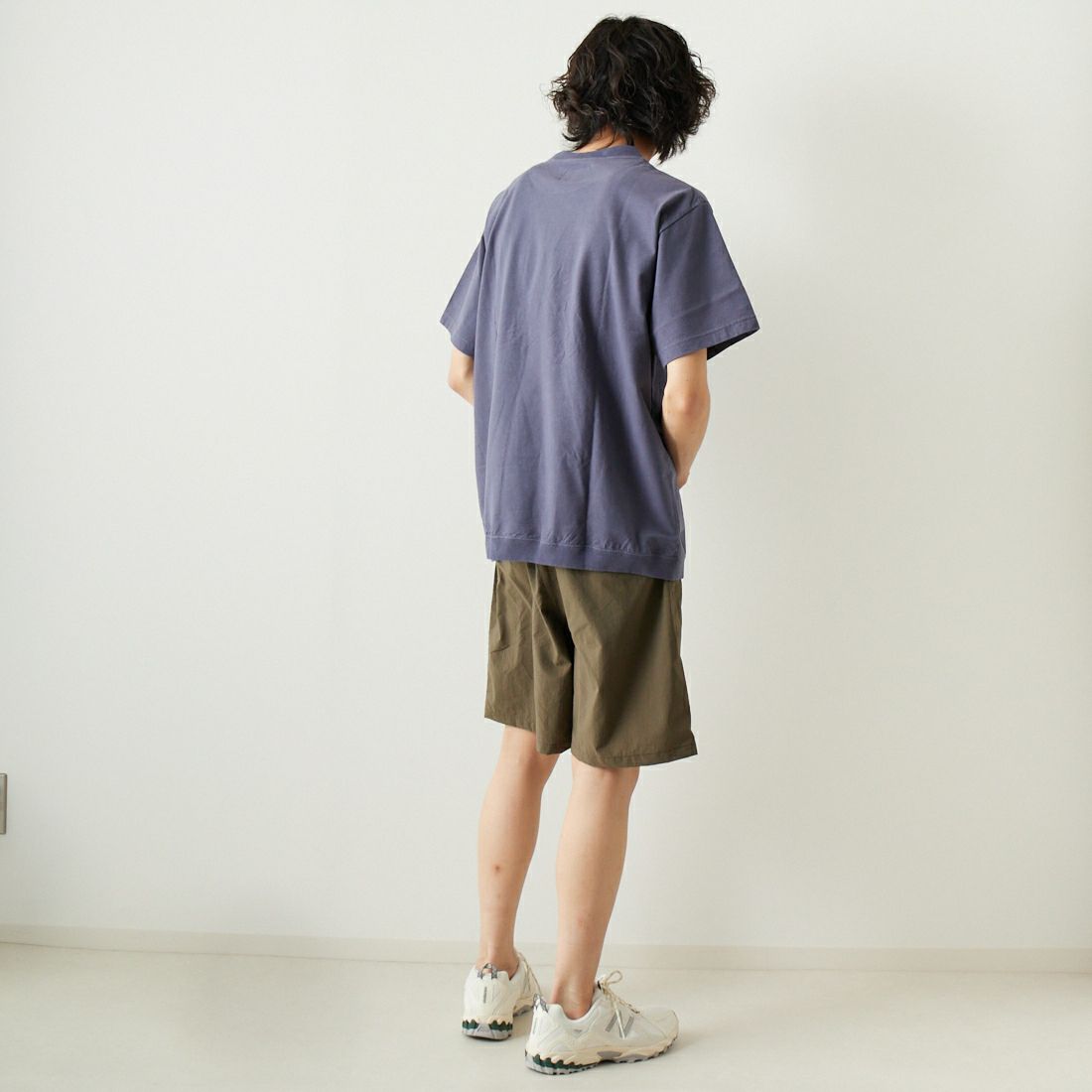 THE NORTH FACE PURPLE LABEL [ザ ノースフェイス パープルレーベル] ハイバルギーポケットTシャツ [NT3323N] VN VINTAGE &&モデル身長：182cm 着用サイズ：L&&