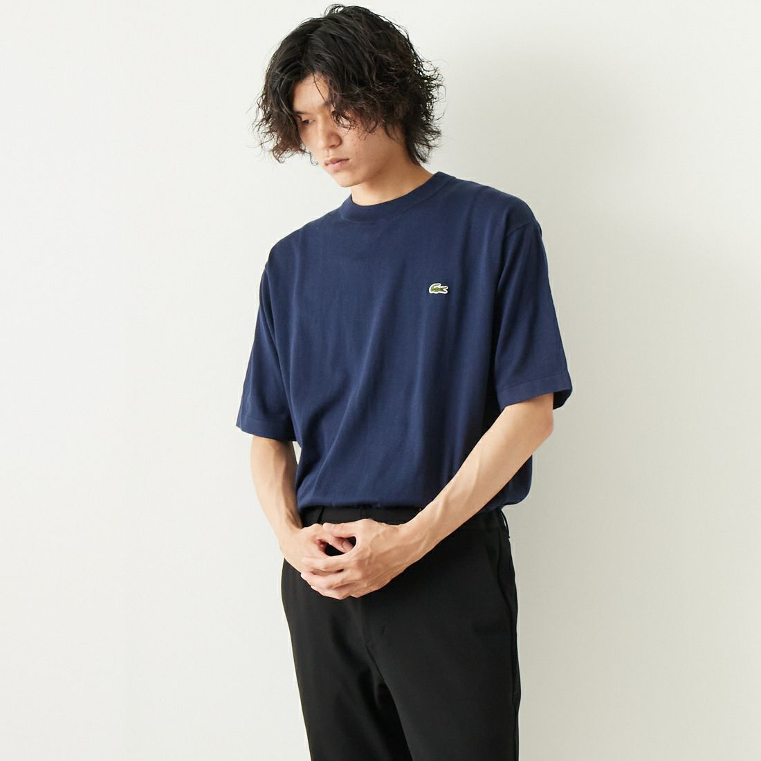 LACOSTE [ラコステ] リラックスフィットニットTシャツ [TH089