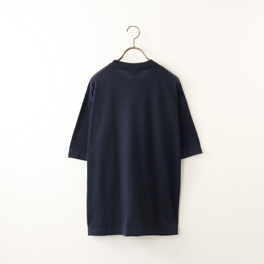 LACOSTE [ラコステ] リラックスフィットニットTシャツ [TH089] 166 NAVY B