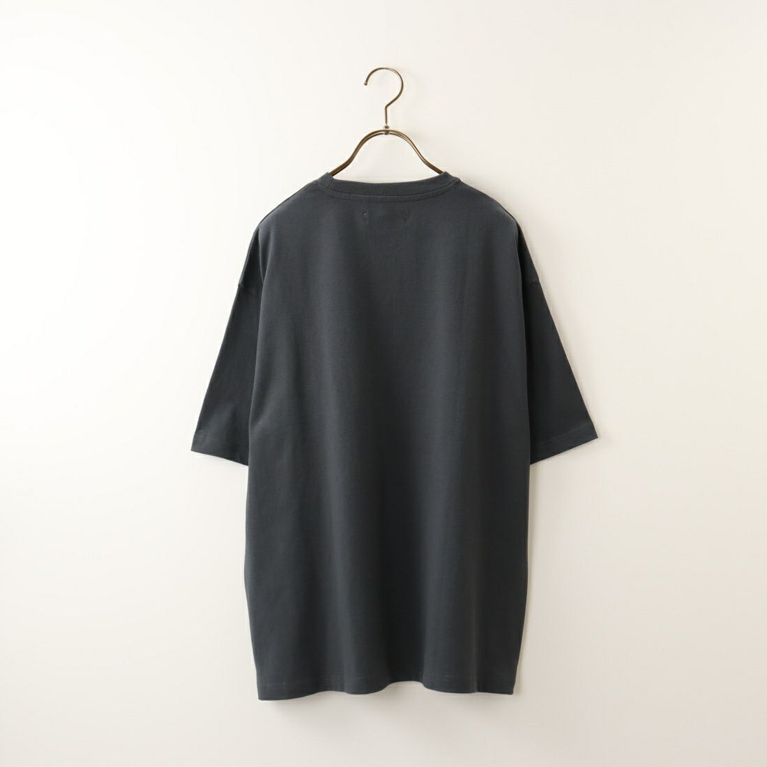33Degrees [サーティースリーディグリーズ] 髭おじさんサガラ刺繍半袖Tシャツ [TDR-232-056] E BLACK
