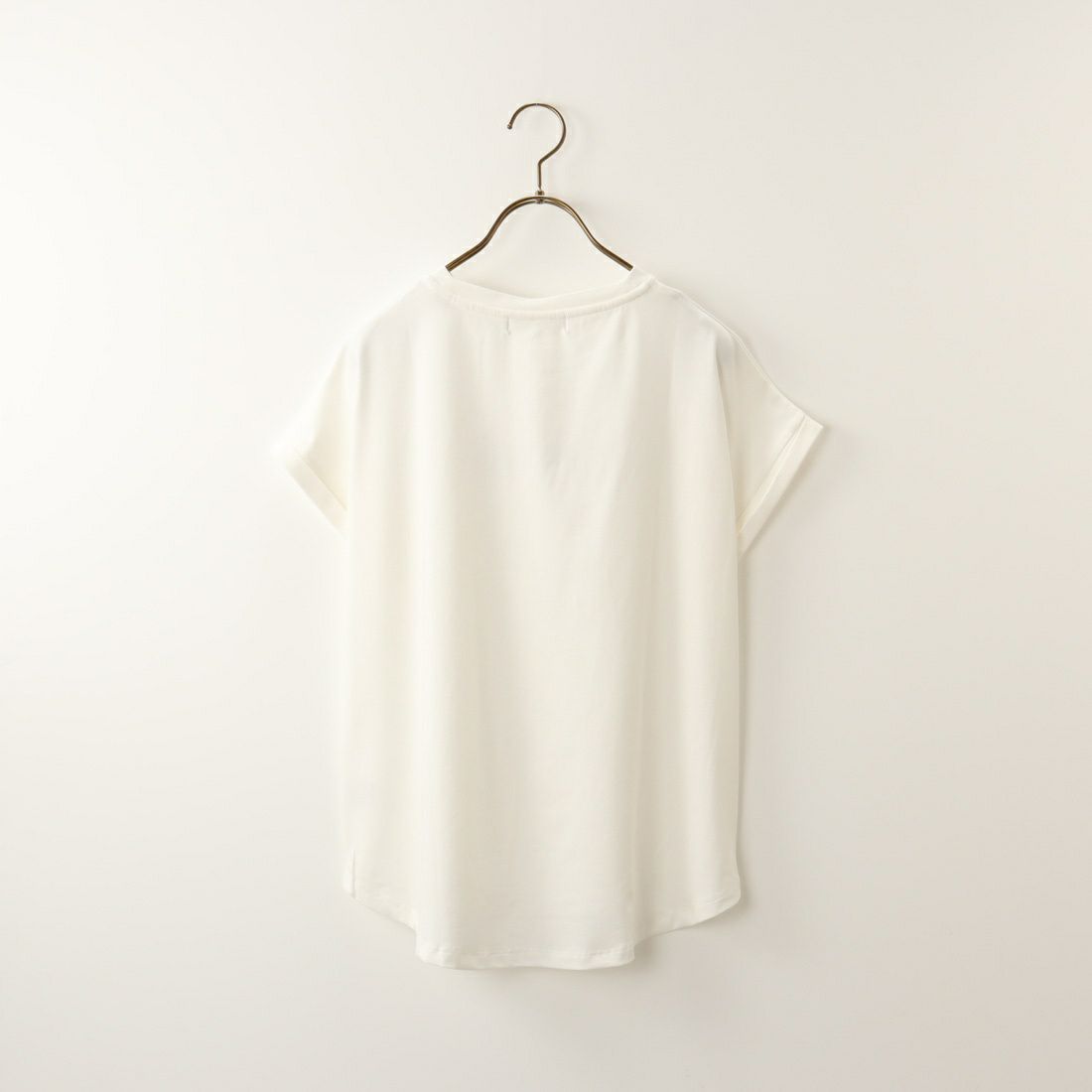 Maison de L'allure [メゾン ドゥ ラリュール] エンボスラメロゴプリントTシャツ [23122004] WHITE
