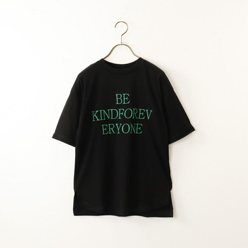 Maison de L'allure [メゾン ドゥ ラリュール] 厚盛りロゴ刺繍Tシャツ [23122021]