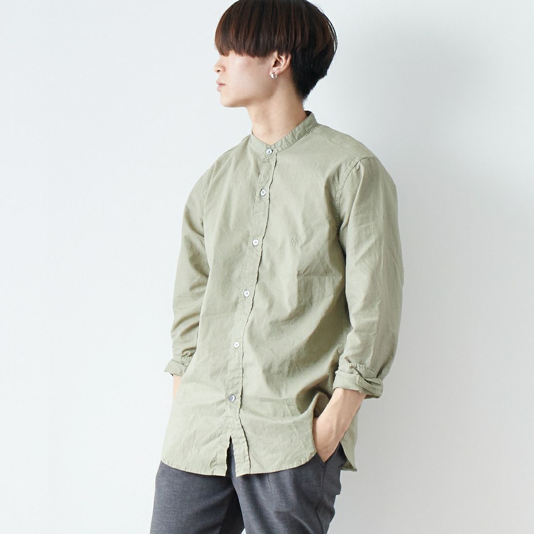 YANUK [ヤヌーク] バンドカラーシャツ [57231266]｜ジーンズファクトリー公式通販サイト - JEANS FACTORY Online  Shop