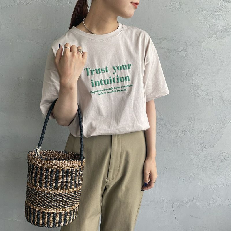 Maison de L'allure [メゾン ドゥ ラリュール] 発泡ロゴプリントTシャツ [23122025]