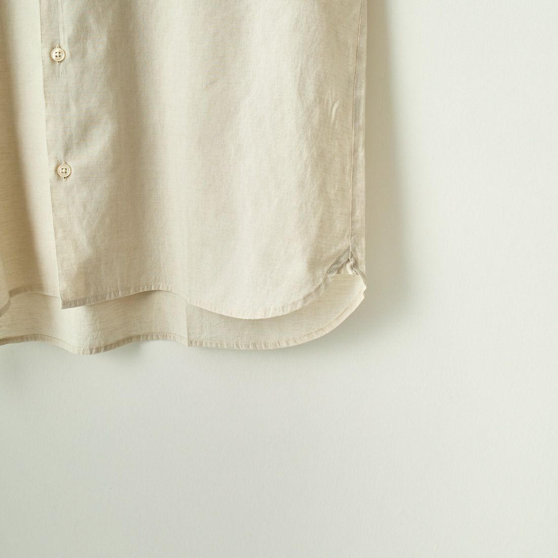 Jeans Factory Clothes [ジーンズファクトリークローズ] テックリネンワイドレギュラーカラーシャツ [EPC-33100] 1 O.WHITE